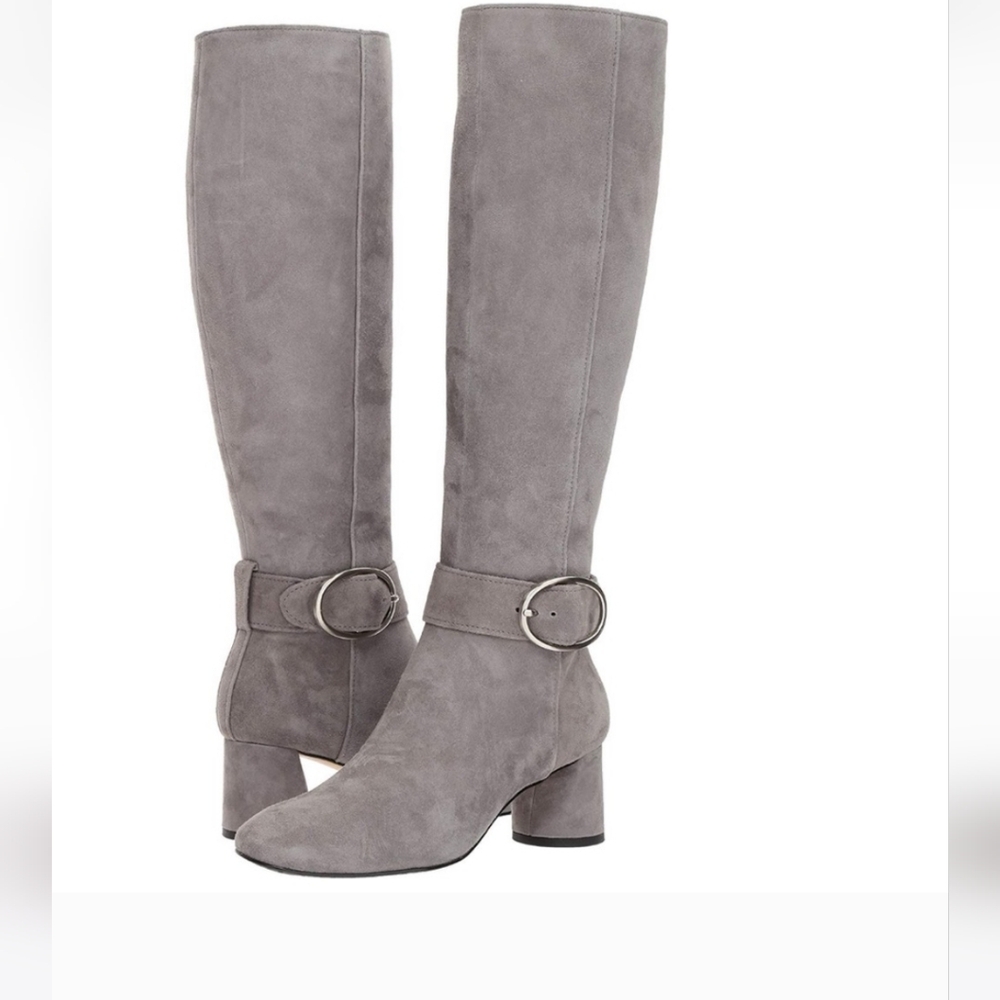 Donald J. Pliner Gray Over the Knee Boots